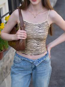 Jouncy Áo thun nữ in chữ đơn giản mùa hè ôm vừa vặn thoải mái - Nhiều màu - Xem 3