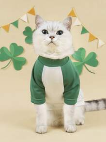 PETSIN St. Patrick's Day Cute Pet T-Shirt, Casual Everyday Pet Supplies - Multicolor - View 3
