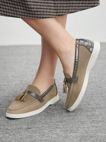 CUCCOO BIZCHIC Pantofi cu încălțăminte plat, simpli și casual pentru femei, modă și versatil