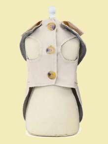 Europese en Amerikaanse stijl huisdierjas, windjack voor honden, huisdierkleding, hondenjas, Britse lange gewaad, kattenkleding, Europese trenchcoat, dierenoutfit