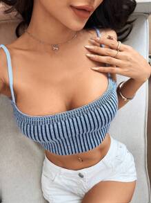 SHEIN EZwear Women Casual Knitted Sweater Top, Minimalist Fashion For Everyday Wear