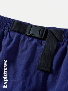 SHEIN Tween 女童腰带扣设计防水短款运动裙