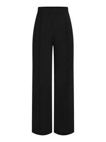 SHEIN Clasi Plus-Size Ladies' Woven Leisure Vacation Summer Two-Piece Set - Black - View 8