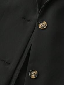 Regalyn Chaqueta de traje de mujer de manga larga con cuello de solapa, de tela tejida, con estampado de rayas y empalmes, ideal para primavera y verano. Es elegante y casual, cómoda de llevar y se adapta a cualquier silueta.