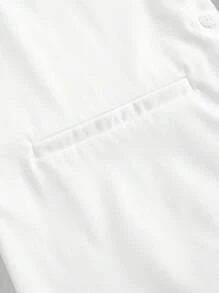 Scrubzie 抗皱女士手术服实验室工作服，白色 - 白色 - 查看 6