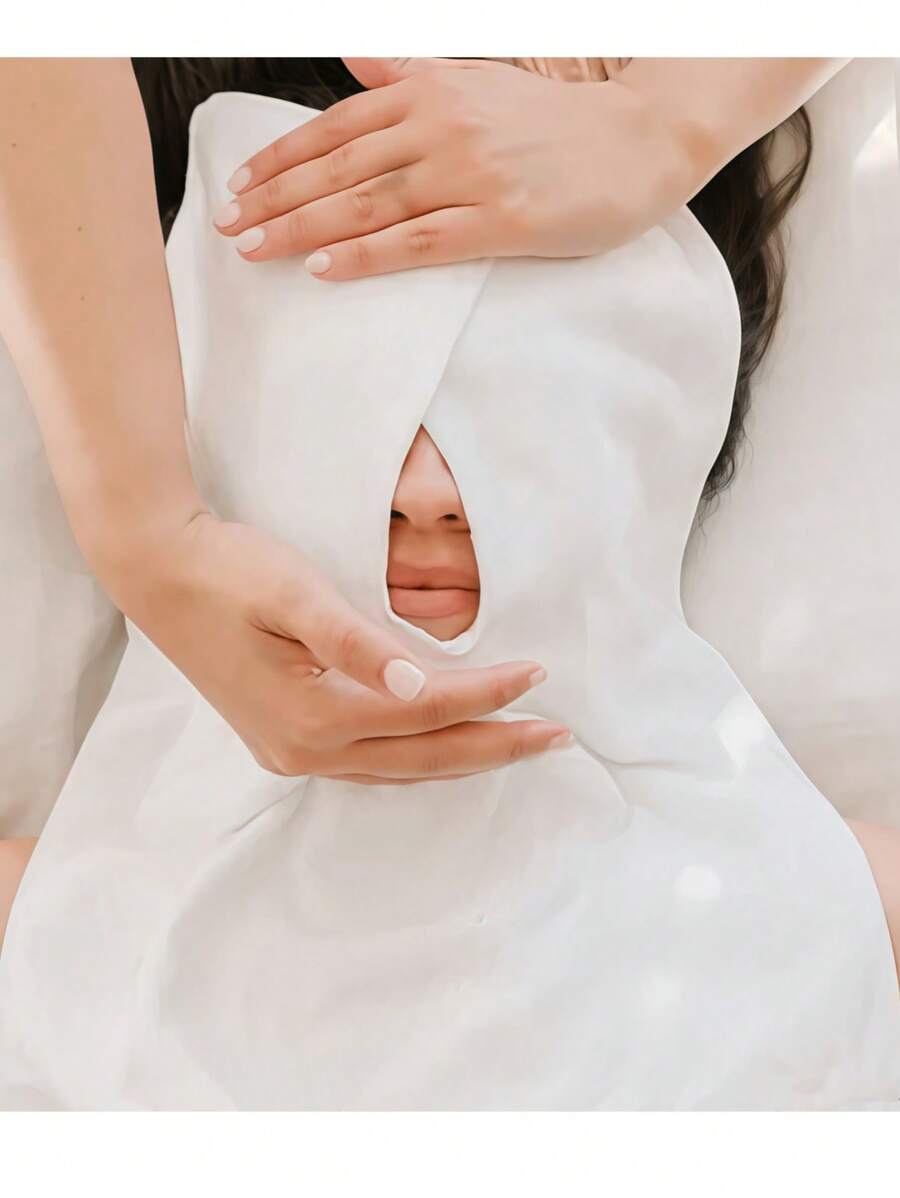 1 Pc Beauty Salon Skincare Massage Towel Microfiber Custom Facial Wrap Home Spa Beauty Care Face Wrap Towel ESTHETICIAN FACIAL TOWEL WRAP Home Bathroom Decor Summer - White - View 1