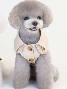 Europese en Amerikaanse stijl huisdierjas, windjack voor honden, huisdierkleding, hondenjas, Britse lange gewaad, kattenkleding, Europese trenchcoat, dierenoutfit