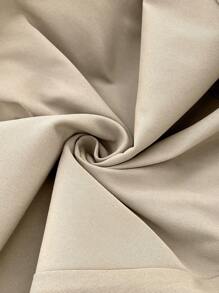 Easowa 女士休闲短款风衣 女士春季服装 女士商务休闲装 女士春季服装 女士商务休闲装 女士办公室服装 秋冬复古风格 - 卡其色 - 查看 9