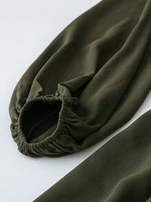 Lacomfia Modest Casual Retro Printed Patchwork Women's Arabic Style Dress