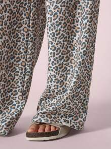 SUMWON Ruffle Strap Jumpsuit Girls Animal Print Full Length Wide Leg Casual Summer Spring Outfit Jumpsuit With Side Pockets, Tween Fashion - Multicolor - View 5