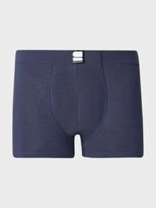 SUMWON Stretch Boxer Briefs Comfort Pack Of 5 Underwear Mid Thigh Length Classic Fit Essential Everyday Trunks Multi Pack Basic Essential - Black - View 8