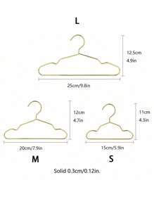 SHEIN Un set de diez ganchos plateados de metal específicos para mascotas, gatos y perros, de tamaño mediano y pequeño opcionales.