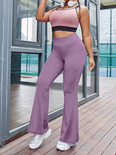 Easithlete 大码纯色运动裤，休闲时尚，适合日常穿着