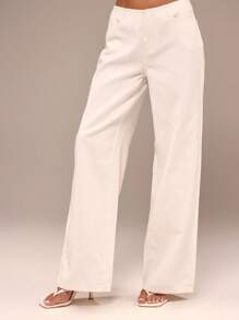 MUSERA Low Waist Straight Leg Jeans Elegant Casual Cute 90's Y2k Summer Ibiza Festival Concert Vacation Summer