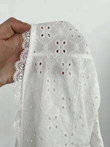 Flirla Plus Size Solid Color Camisole Top, Casual And Fashionable For Everyday Wear - White - View 7