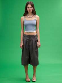 COUREZ Tailored Regular Fit Jorts Y2K Sexy Winter Clothes For Women Casual Fall Clothes For Women