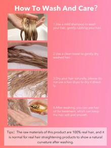 Seamless Clip Ins 7PCS Seamless PU Clip In Human Hair Extensions 100% Real Human Hair 14-22 Inch Balayage Ombre Blonde Color Skin Weft Remy Hair Extensions 110G With Clip - S18A/613A - View 10