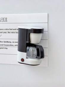 1pc 1.81in Realistic Mini Coffee Machine Ornament