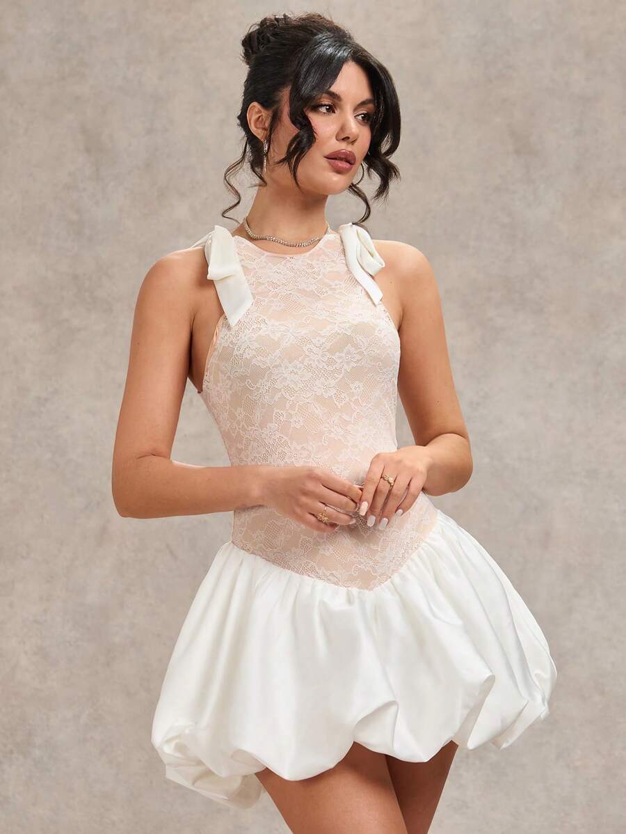 SHEIN BAE Women's Mini Dress Simple Fashion Casual Daily Sleeveless