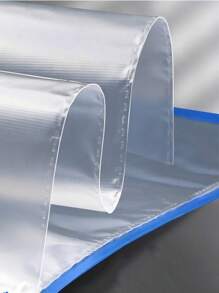 1pc A4 Size Blue Office Filing Folder With 100 Transparent Pockets,Back To School,School Supplies - Blue - View 3