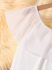 Teens Girls Casual 2 Pieces Set - Minimalist Top And Skirt