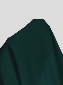 Sweetra Casual Minimalist Solid Color Ruched Off Shoulder Slim Fit Top - Multicolor - View 6