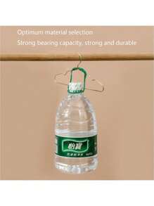 SHEIN Un set de diez ganchos plateados de metal específicos para mascotas, gatos y perros, de tamaño mediano y pequeño opcionales.