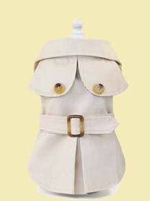 Europese en Amerikaanse stijl huisdierjas, windjack voor honden, huisdierkleding, hondenjas, Britse lange gewaad, kattenkleding, Europese trenchcoat, dierenoutfit