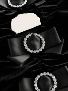 Poéselle 女士针织镂空休闲无袖短款上衣，时尚日常穿着，情人节上衣， - 黑色 - 查看 4