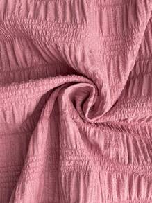 SHEIN LUNE 女士休闲纯色纹理前开常规吊带背心上衣