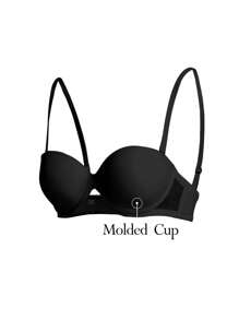 3件素色鋼圈文胸套裝 - 彩色 - 查看 5