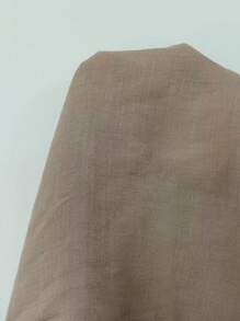 Swim Vcay Quần Palazzo thiết kế túi bên hông thắt lưng màu trơn cho nữ đi nghỉ - Màu Khaki - Xem 7