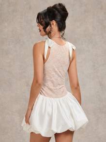 SHEIN BAE Women's Mini Dress Simple Fashion Casual Daily Sleeveless