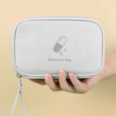 1 túi đựng thuốc di động, chống thấm nước và dung tích lớn Túi sơ cứu du lịch, dùng cho gia đình, ô tô, ngoài trời, cắm trại, đi bộ đường dài cho túi đựng đồ du lịch, túi đựng đồ trang điểm, túi đựng mỹ phẩm, túi đựng đồ đi nghỉ, túi đựng đồ trang điểm dung tích lớn, hộp đựng đồ trang điểm, sử dụng đa chức năng