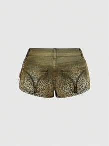 Our J-Fashion Y2K Shibuya Gyaru Millennium Leopard Print Hot