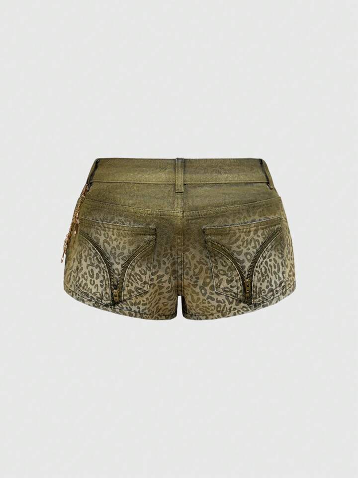 Our J-Fashion Y2K Shibuya Gyaru Millennium Leopard Print Hot