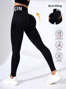 Easithlete Sport Studio High Waisted Seamless Slim Leggings For Women - Resilient Soft Touch Breathable 4-Way Stretch Legging For Running Cycling Yoga Pickleball Exercise Casual