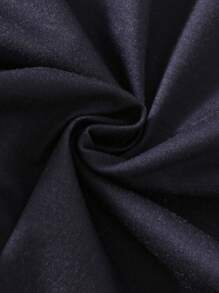 Penguin Pattern Knitted Soft Round Neck Sleeveless Bodysuit, Casual & Versatile For Baby Boys & Girls - Blue and White - View 5