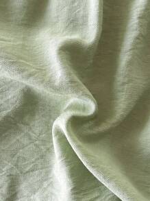 Vintaside Kids Young Girl Floral Embroidered Sleeveless Casual Dress With Peter Pan Collar - Olive Green - View 10