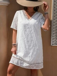 SHEIN Clasi 大码休闲日常连衣裙，简约而时尚