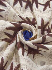 SHEIN LUNE Große Größen Lässig Geometrisches Muster Quasten Saum T-Shirt Sommer für Frauen & Urlaub Frau & Rave Festival mit Fransen Saum Konzert Frauen Boho/Bohemian Sommer Tops Sommer Neues Design Frauen Boho/Boho Sommer Neues Design - Schwarz - Übersicht 9