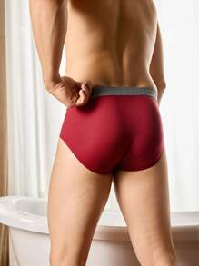 5pcs/Set Men's Casual Minimalist Underwear Briefs - Multicolor - View 2