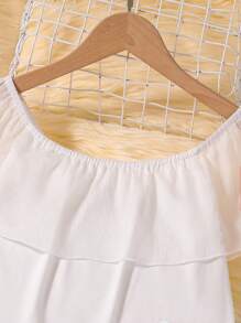 Teens Girls Casual 2 Pieces Set - Minimalist Top And Skirt