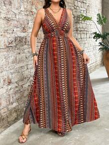 LanaWest CURVE 女士优雅百搭简约时尚休闲日常连衣裙 - 彩色 - 查看 1