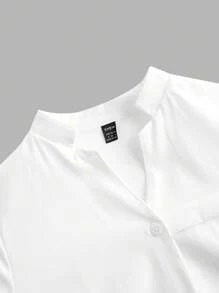 Scrubzie 抗皱女士手术服实验室工作服，白色 - 白色 - 查看 5