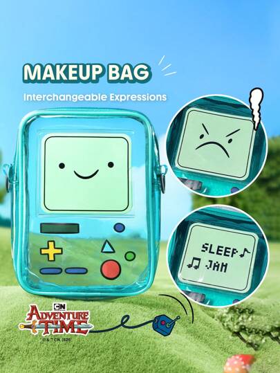 Adventure Time | SHEGLAM Be MOre Bolsa de maquillaje Graduación Cumpleaños Vacaciones Verano Otoño Y2k Elegante Moda Mujeres Niñas Maquillaje Cosmético Belleza Fiesta Playa Viaje Camping Aire libre Escuela Campus Excursión Festivales Decoración Regalo Presente Rosa Chica Cosplay Mejor Color Encanto Vibra