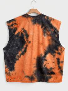 EASEVO Plus Size Men's Loose Street Fashion Knit Vest