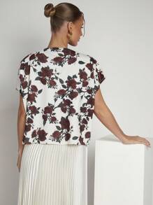 COSMINA Multi-Color Women Printed Sweater Vest - Multicolor - View 2