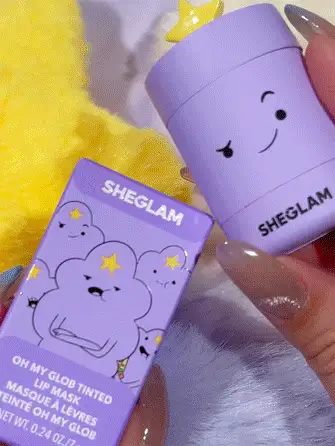 Adventure Time | SHEGLAM Oh My Glob Mascarilla labial con tinte Graduación Cumpleaños Vacaciones Verano Otoño Y2k Elegante Moda Mujeres Niñas Marca Maquillaje Cosmético Belleza Fiesta Playa Viaje Camping Aire libre Escuela Campus Excursión Festivales Decoración Regalo Presente Rosa Chica Cosplay Mejor Color Encanto Vibra