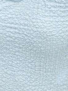 Nöista Textured Fabric Top Asymmetrical Double Straps Detail
Asymmetrical Double Straps And A Chic Cut-Out Design! - Baby Blue - View 5